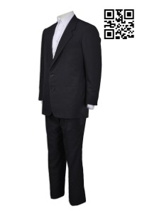 BS348 Make tailor suit style  HK real estate company uniforms    property management wool suits factory